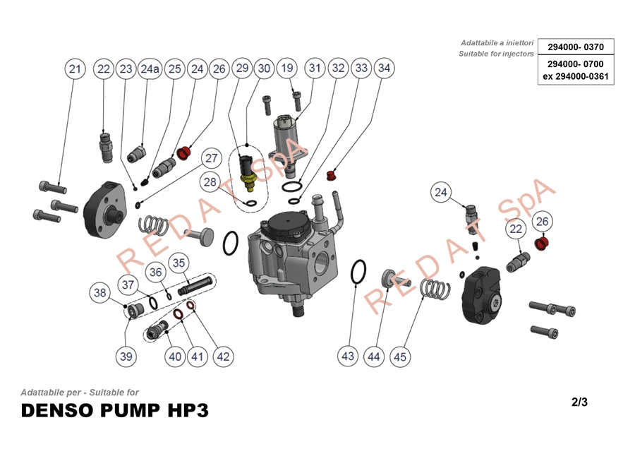 DENSO PUMP HP3 SIDE 2